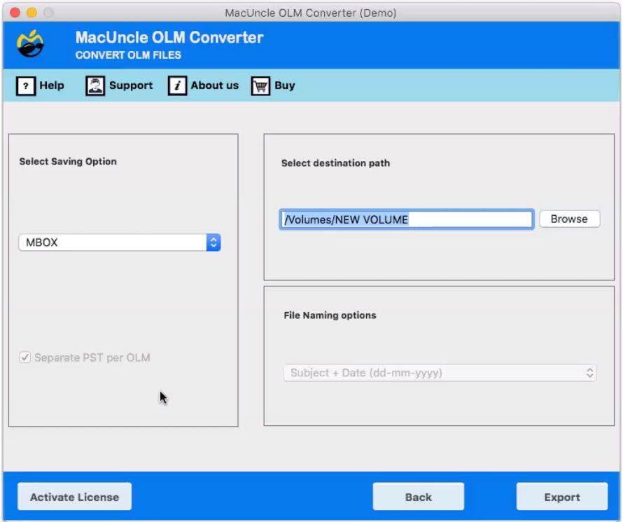 attach olm as archive in outlook for mac